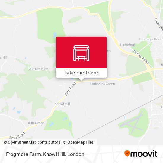 Frogmore Farm, Knowl Hill map