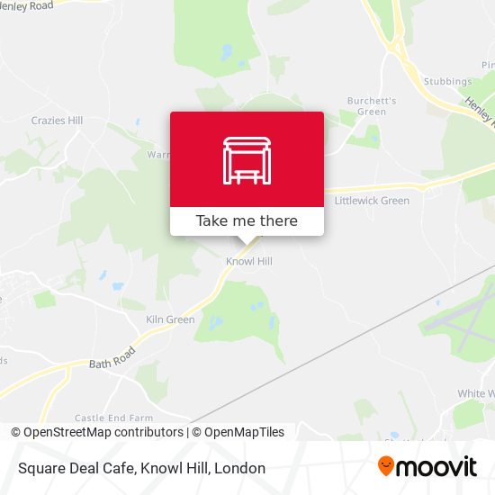 Square Deal Cafe, Knowl Hill map