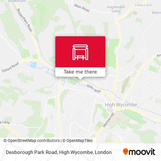 Desborough Park Road, High Wycombe map