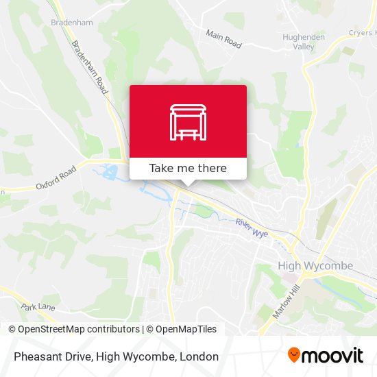 Pheasant Drive, High Wycombe map