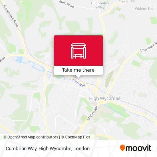 Cumbrian Way, High Wycombe map