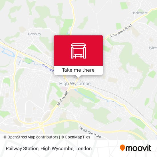 Railway Station, High Wycombe map