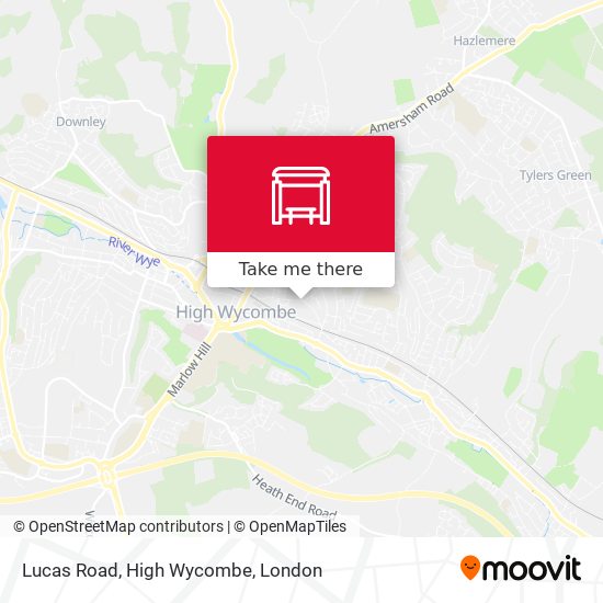 Lucas Road, High Wycombe map