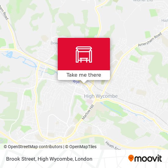 Brook Street, High Wycombe map