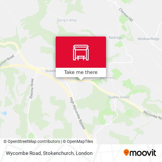 Wycombe Road, Stokenchurch map