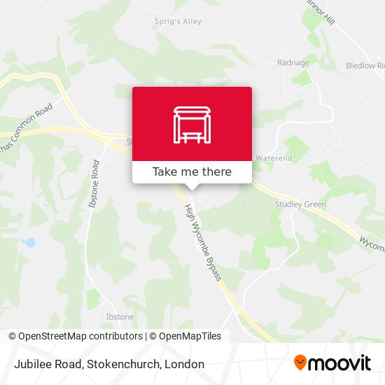 Jubilee Road, Stokenchurch map