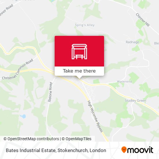 Bates Industrial Estate, Stokenchurch map