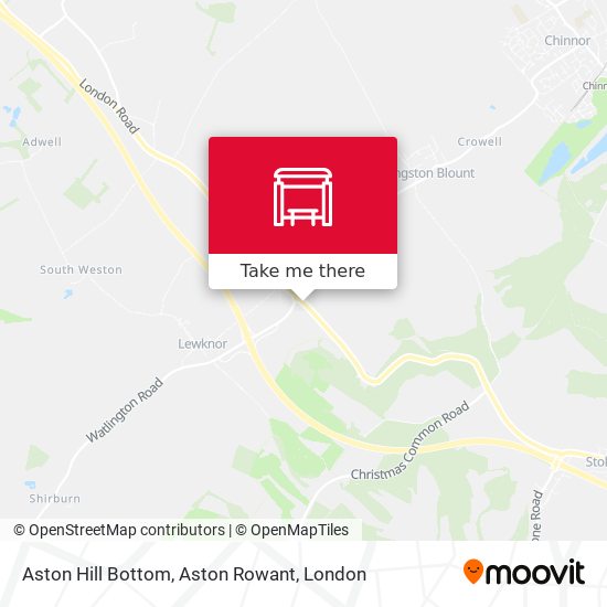 Aston Hill Bottom, Aston Rowant map