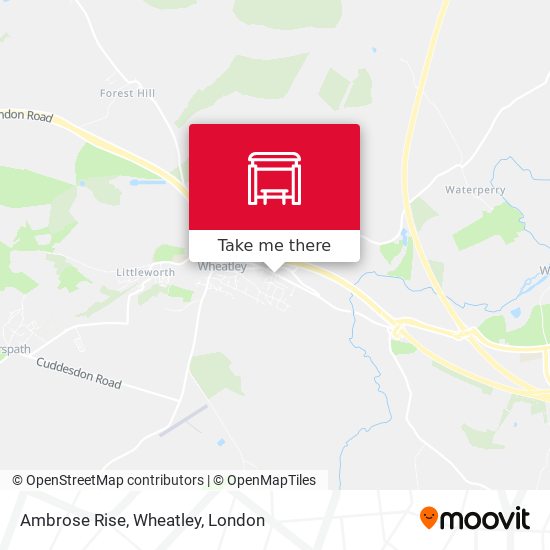 Ambrose Rise, Wheatley map