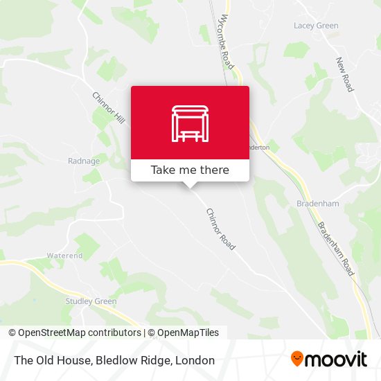 The Old House, Bledlow Ridge map