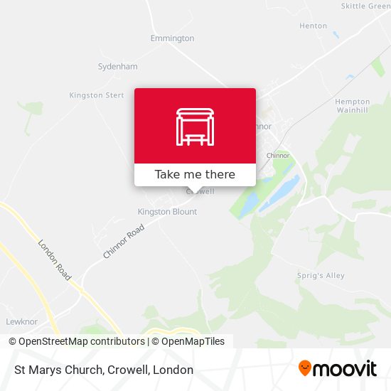 St Marys Church, Crowell map