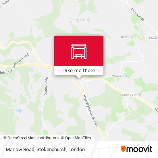 Marlow Road, Stokenchurch map