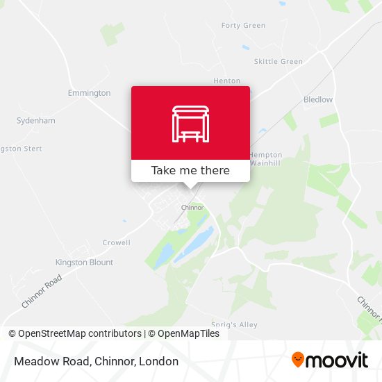 Meadow Road, Chinnor map