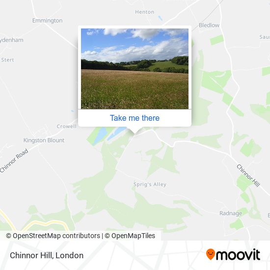 Chinnor Hill map