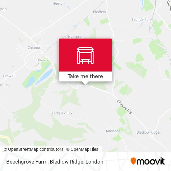 Beechgrove Farm, Bledlow Ridge map