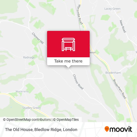 The Old House, Bledlow Ridge map