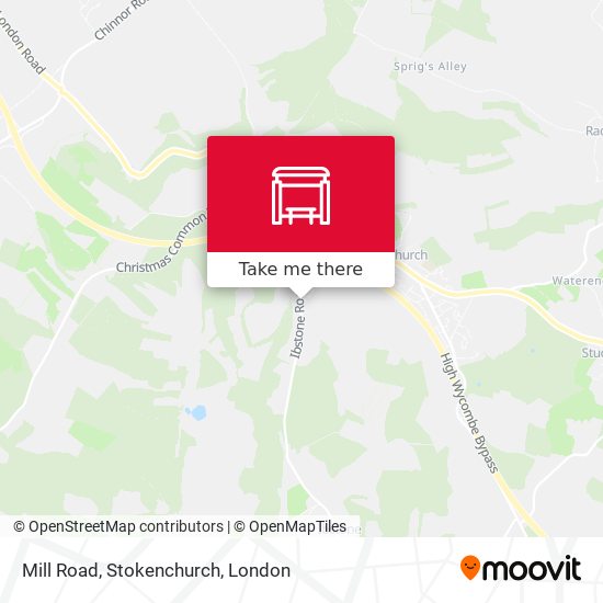Mill Road, Stokenchurch map