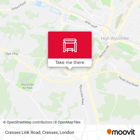 Cressex Link Road, Cressex map