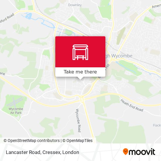 Lancaster Road, Cressex map