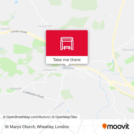 St Marys Church, Wheatley map