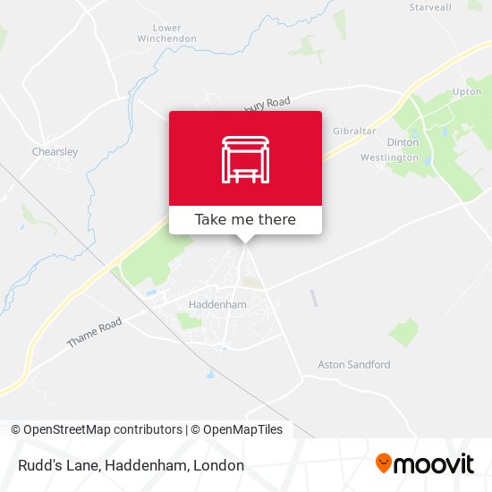Rudd's Lane, Haddenham map