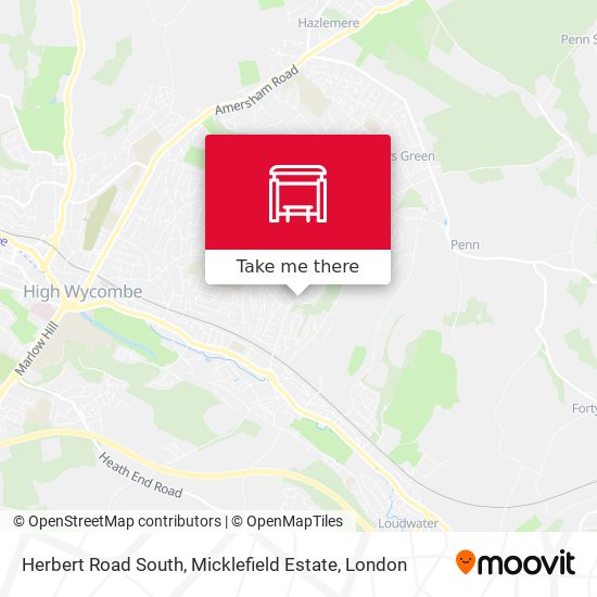 Herbert Road South, Micklefield Estate map
