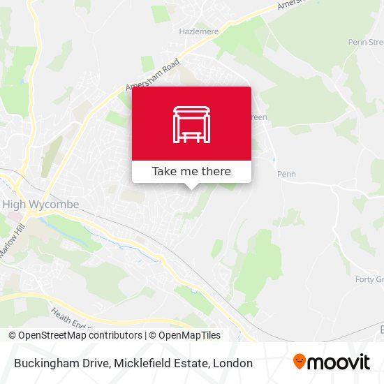 Buckingham Drive, Micklefield Estate map