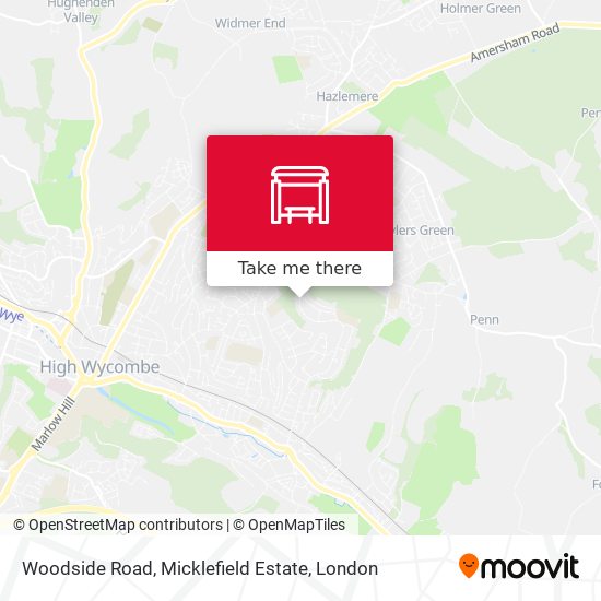 Woodside Road, Micklefield Estate map