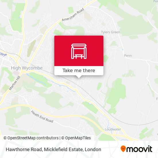 Hawthorne Road, Micklefield Estate map