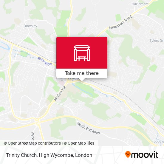 Trinity Church, High Wycombe map