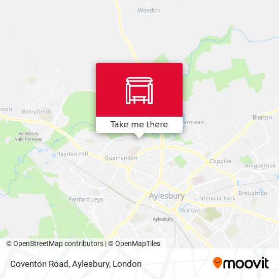Coventon Road, Aylesbury map