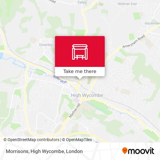 Morrisons, High Wycombe map