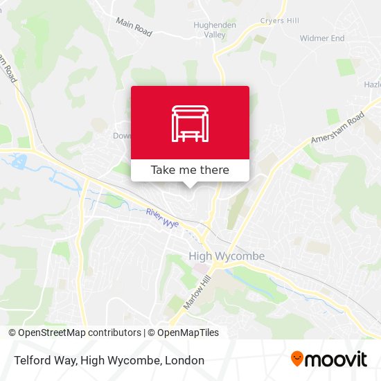 Telford Way, High Wycombe map