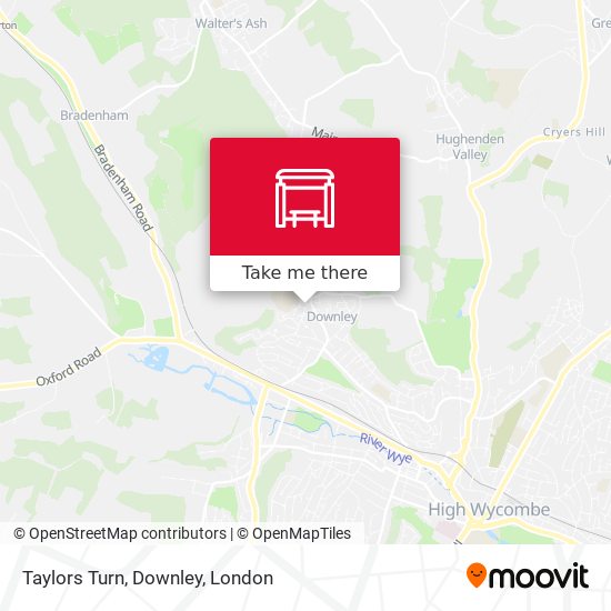 Taylors Turn, Downley map