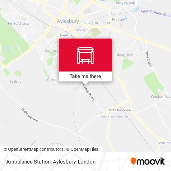 Ambulance Station, Aylesbury map