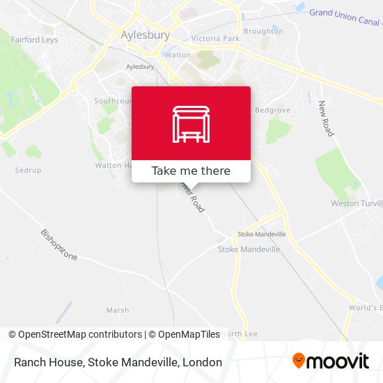 Ranch House, Stoke Mandeville map