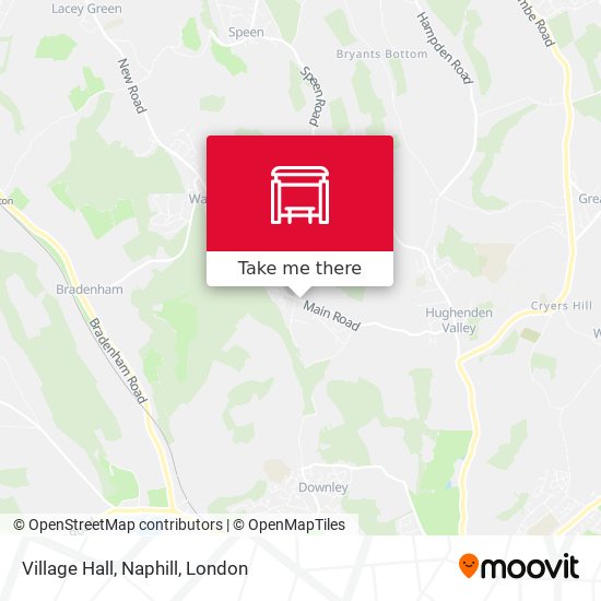 Village Hall, Naphill map