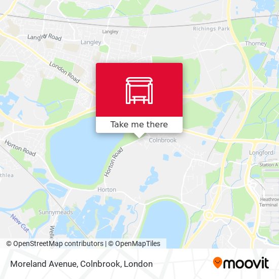 Moreland Avenue, Colnbrook map