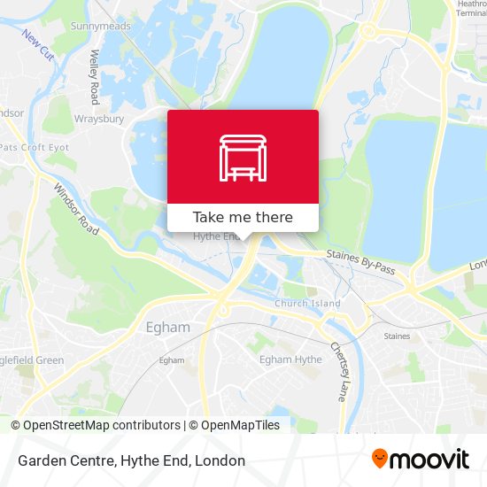 Garden Centre, Hythe End map