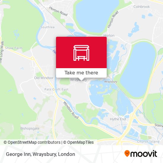 George Inn, Wraysbury map
