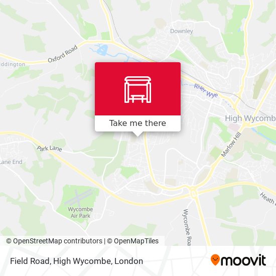 Field Road, High Wycombe map