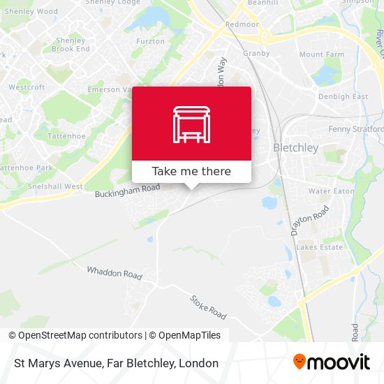 St Marys Avenue, Far Bletchley map