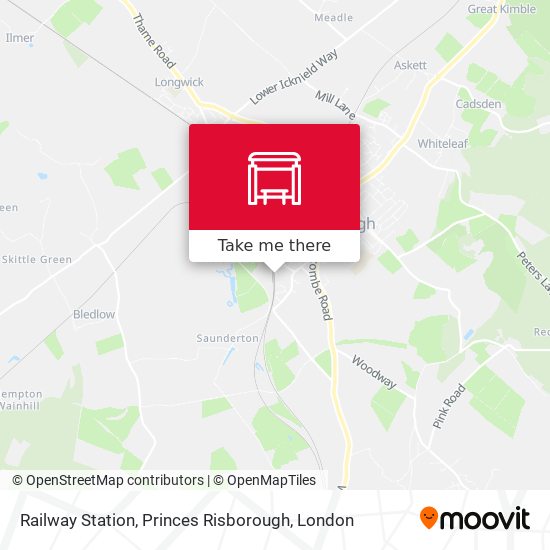 Railway Station, Princes Risborough map