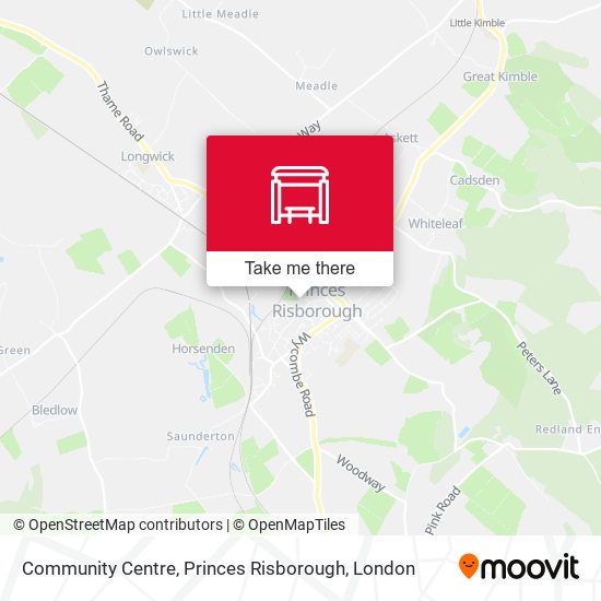Community Centre, Princes Risborough map