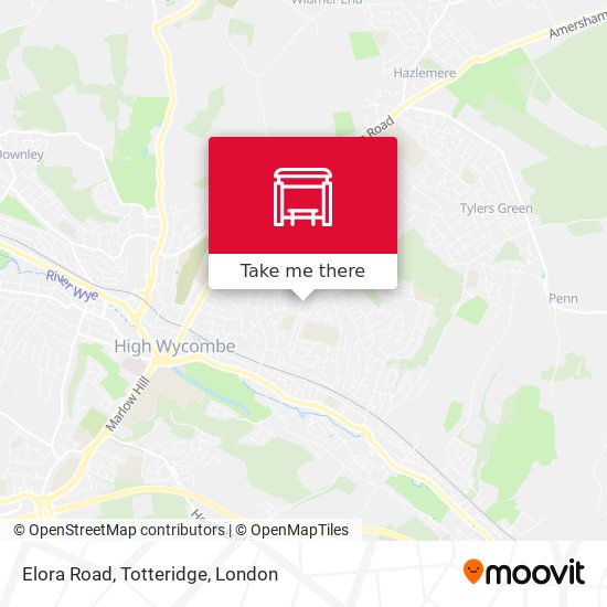 Elora Road, Totteridge map