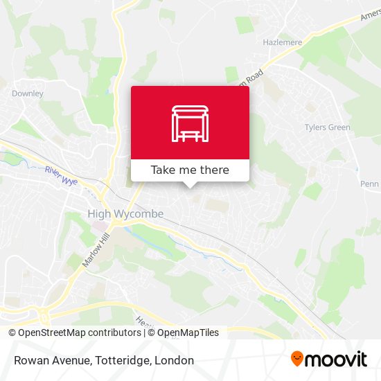 Rowan Avenue, Totteridge map