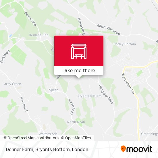 Denner Farm, Bryants Bottom map