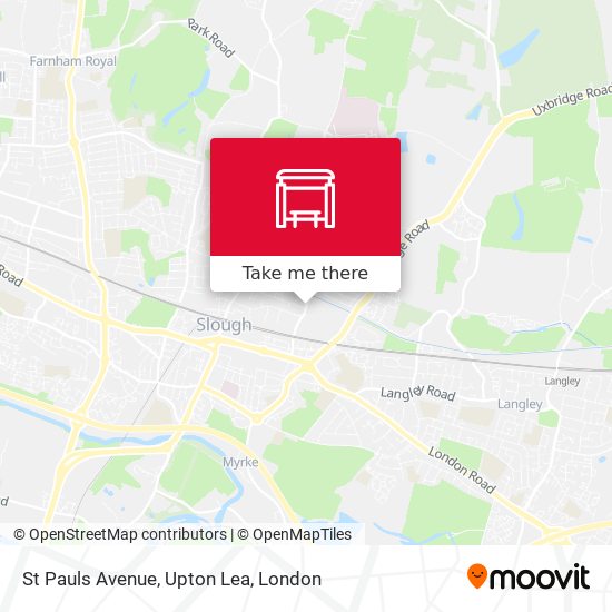 St Pauls Avenue, Upton Lea map