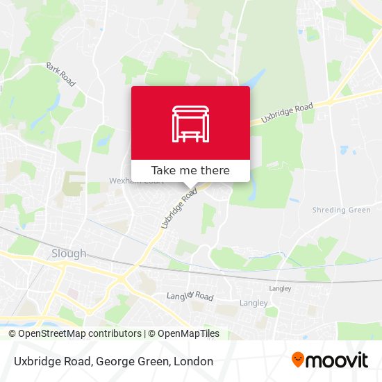 Uxbridge Road, George Green map