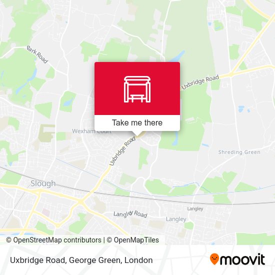Uxbridge Road, George Green map